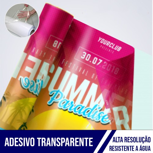 Adesivo Transparente Solvente