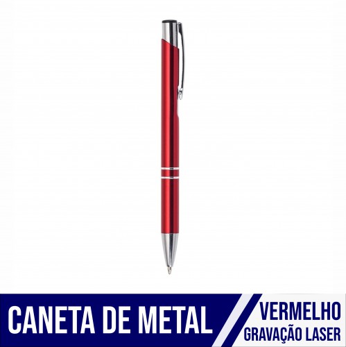 Caneta Vermelha Personalizada