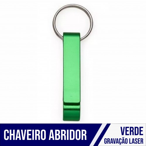 Chaveiro Abridor Verde