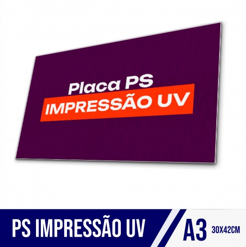 Placa de PS A3 UV (30x42 cm)