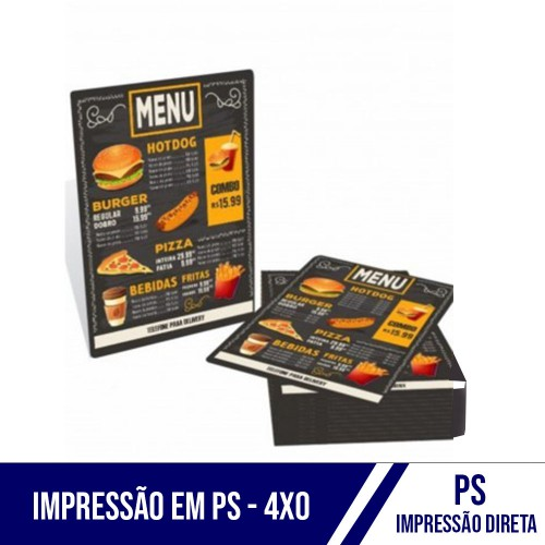 PS 0,50mm — Impressão Frente