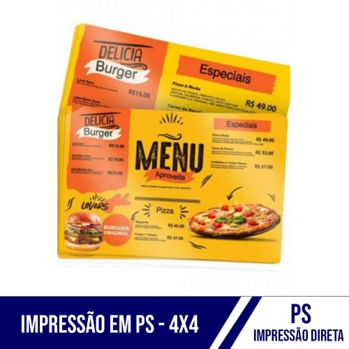 PS 3mm — Impressão Frente e Verso